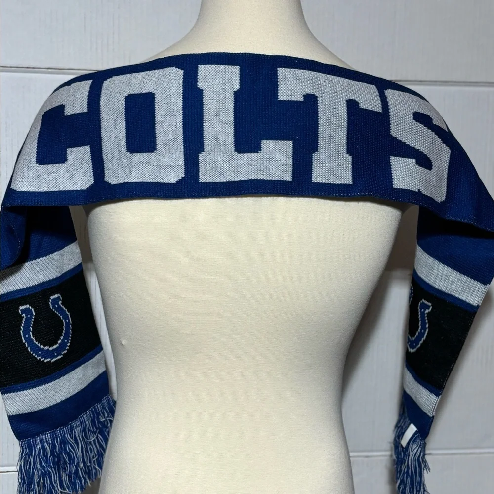 Indianapolis Colts NFL Winter Scarf, Unisex One Size approx 60” L